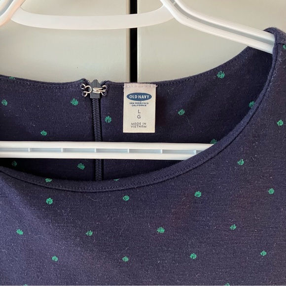 Blue and green r shirt dress - Picture 6 of 6